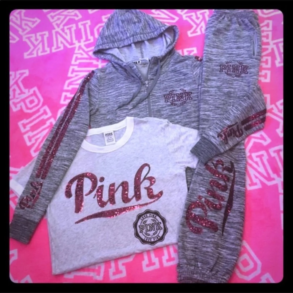 PINK Ruby Red Bling Outfit